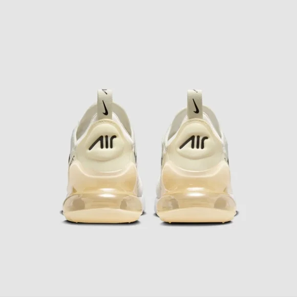 Nike Air Max 270 Women's Sail/Coconut Milk/Pale Ivory/Black - Picture 3 of 5